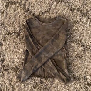 American Eagle Crop, Long-sleeve